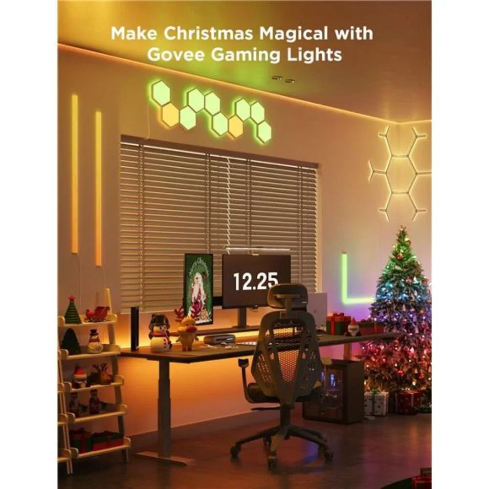 LED Wall Lights, RGBIC Wall Lights, Works with Alexa and Google Assistant, Smart
